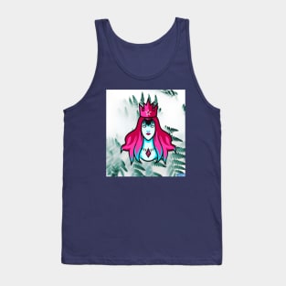 mystic queen of the forest illustration Tank Top